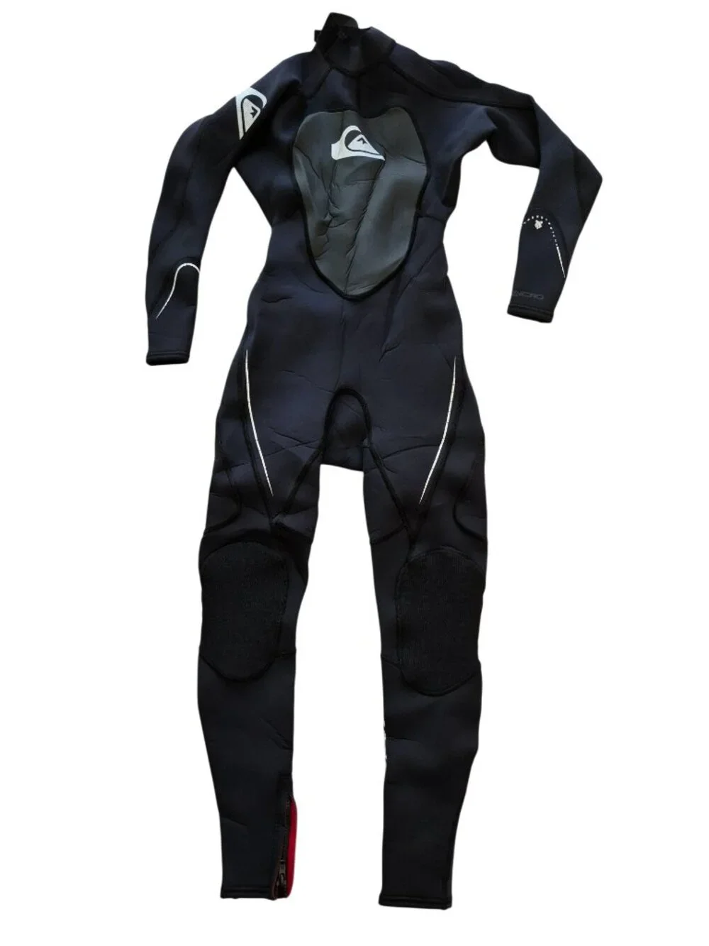 Quiksilver Kids Wetsuit Full Length Coverage Black and Gray Size 12/158